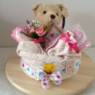 クマちゃんのステーショナリーケーキ